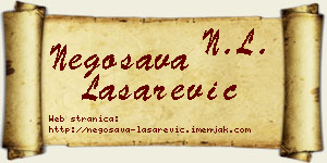 Negosava Lašarević vizit kartica